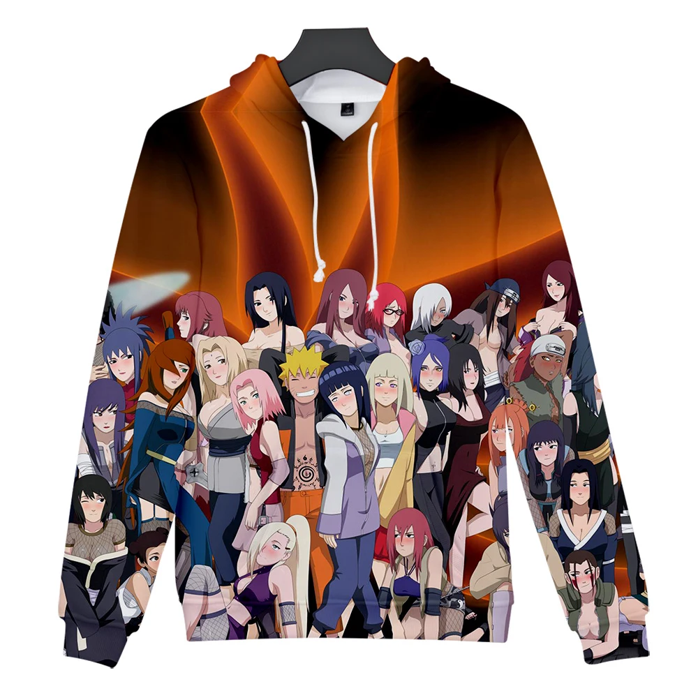 New 3D Printing Hoodie Anime Naruto Hooded Fashion Hip Hop Sweatshirt 3D Naruto Hoodies Men Pullovers Winter/Autumn Outwear