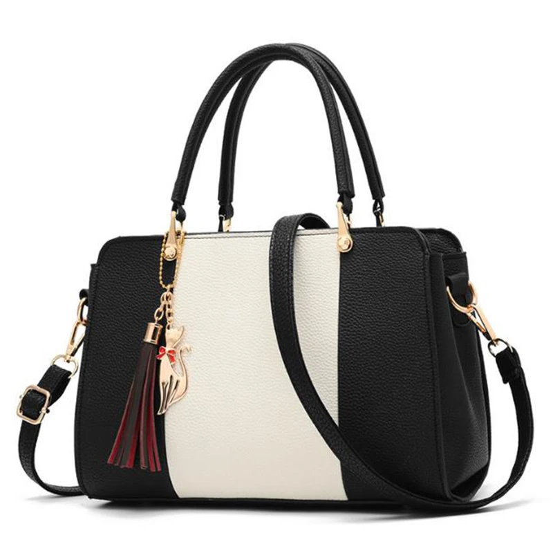 

Women 2019 New Vintage Women's Handbag Bag for Wild Grid PU Casual Female Handbag Fashion Shoulder Messenger Crossbody Bag