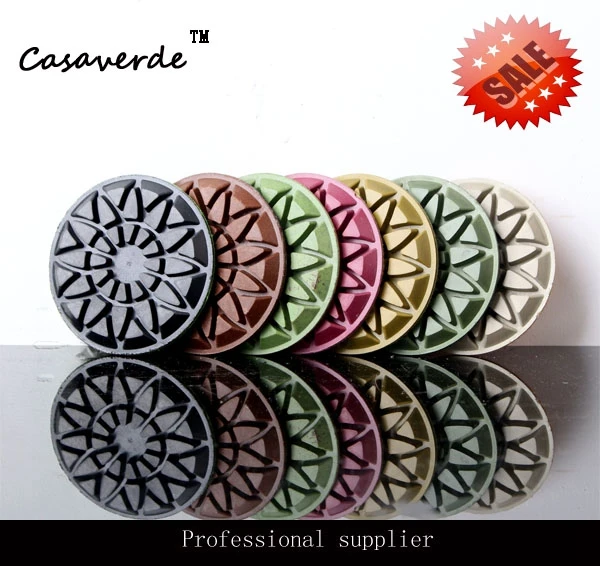 

DC-FP01 diamond 3 inch 80mm diamond concrete floor polishing pads for polishing concrete or stone floor