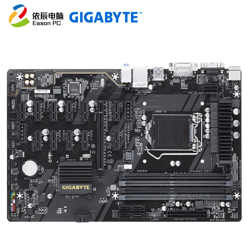 Настольная Материнская плата GIGABYTE GA-B250-FinTech LGA1151 i3 i5 i7 DDR4 64G ATX | Компьютеры и офис