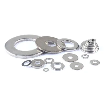 

10pcs 304 Stainless Steel Ultra-thin Flat Gasket/Metal Small Gasket/Increased Thickening Non-standard Flat Gasket M3M4M5M6M8