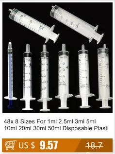 20 мл 5 шт одноразовые пластиковые жидкие шприц-дозатор иглы промышленные клеи