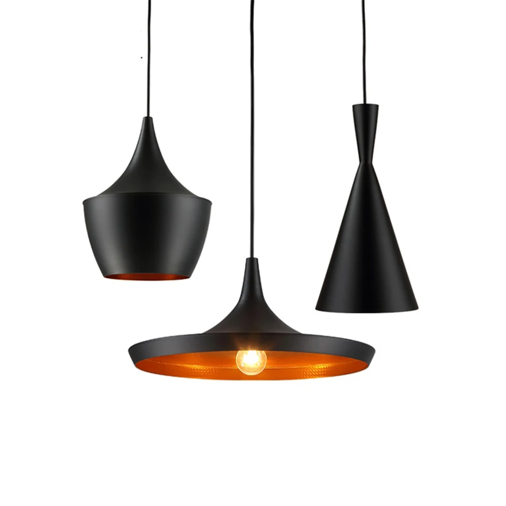 

Modern 1pc ~ 3pcs/set Vintage ABC Pendant Lights(Tall,Fat and Wide) Tom DIXON Musical Hanging Pendant Lamp Light Restaurant Lamp