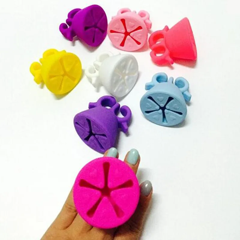 

1 Pc Gel Varnish Gel Nail Polishing Tool 9 Colors Manicure Nails Polish Slanted Holder Stand Seat Nail Art Tool Manicure Nails