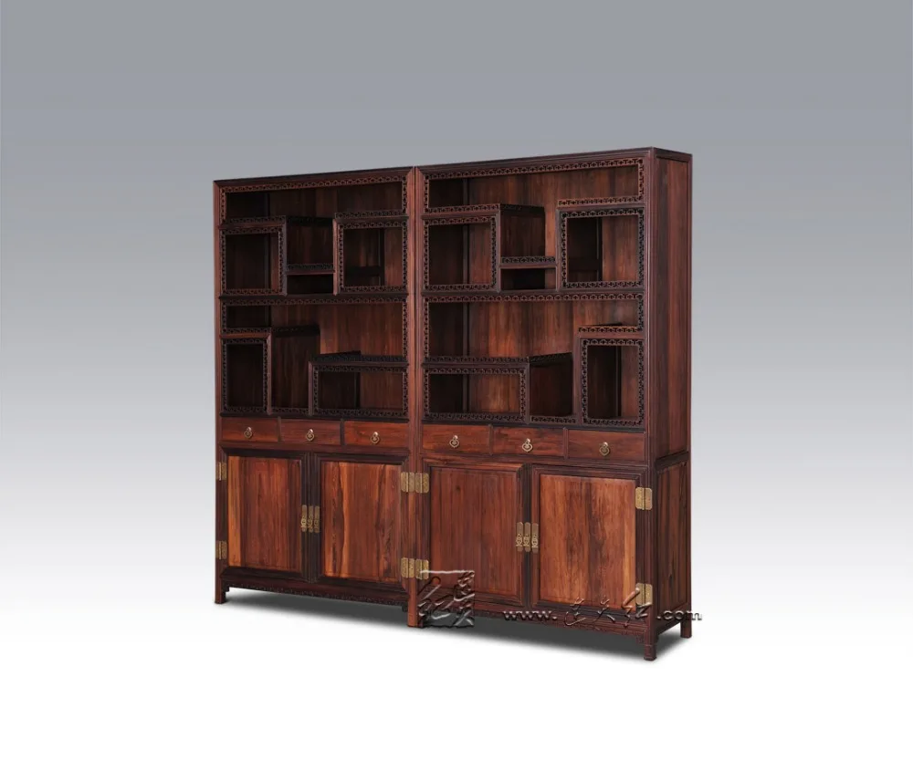 Clic Solid Wooden Bookcase Cabinet With Lockers Mahogany Cupboard Clic Solid Wooden Bookcase Cabinet With Lockers Mahogany Cupboard Chinese Antique Display Stand Rack Furniture Rosewood Sark In Bookcases From