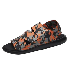 Мужские вьетнамки с заклепками, женские шлепанцы, большие Размеры Летняя обувь с закрытым носком; на открытом воздухе качественные летние пляжные шлёпанцы, тапочки Повседневное обувь для пляжного отдыха