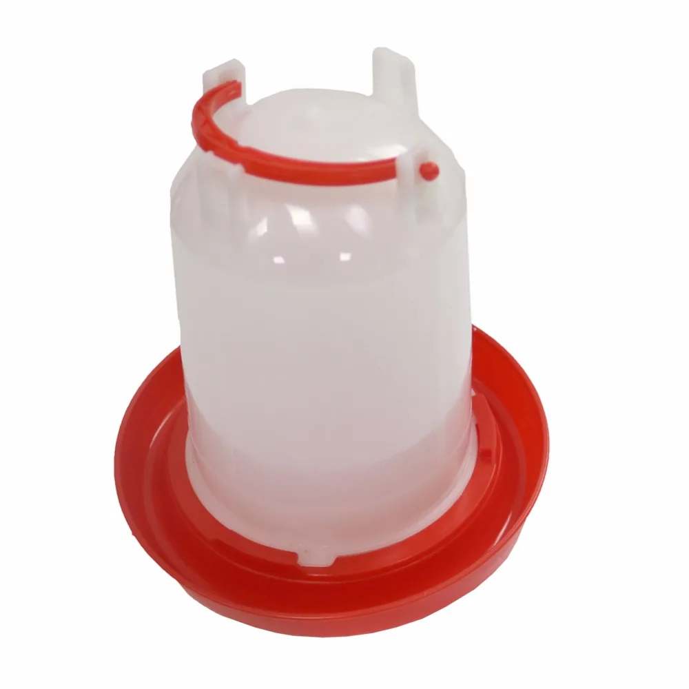 1.5 kg Chicken feeder barrel Water bucket Quail drinking Bird equipment