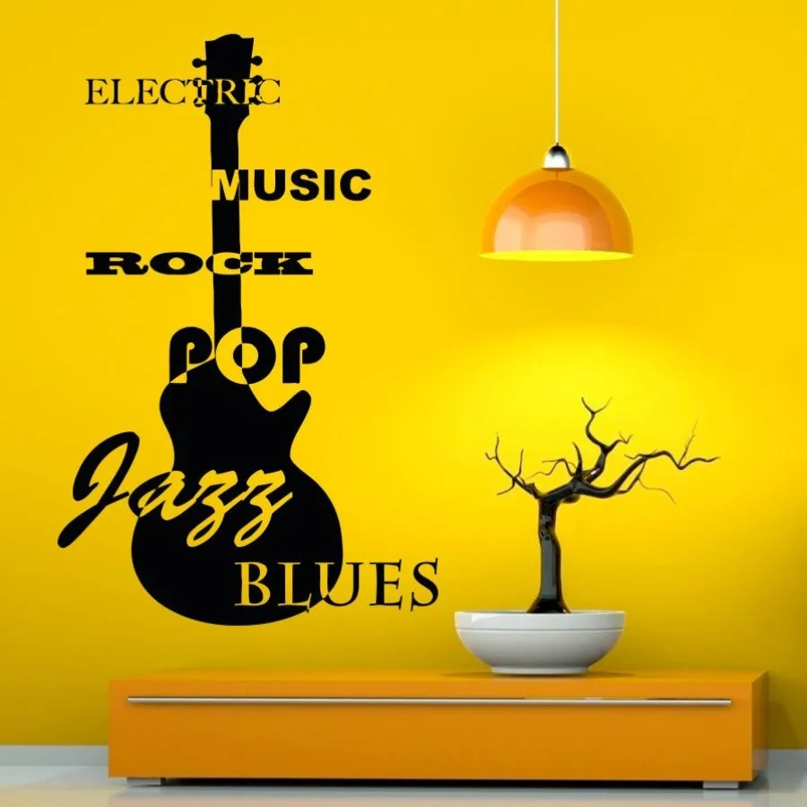 

YOYOYU Music Wall Vinyl Decal Treble Clef Notes Sticker Interior Art Murals Home Removable Decor girls room stickers art decals