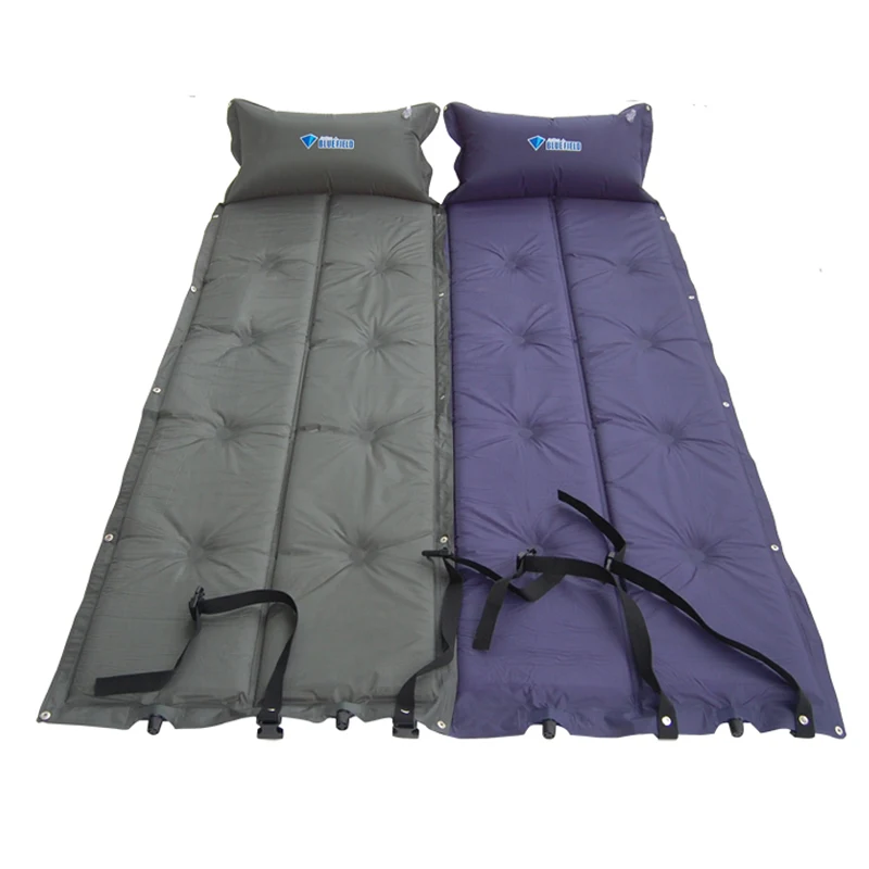 

Camping Mat Outdoor Folding Mat Automatic Inflatable Camping Mat Mattress Self-Inflating Moistureproof Tent Pad With Pillow