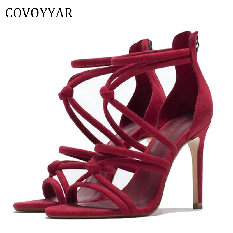 COVOYYAR 2018 Gladiator Woman Shoes Strappy High Heels Women Sandals Sexy Thin Heel Open Toe Lady Wedding Party Shoes WHH98 COVOYYAR 2018 Gladiator Woman Shoes Strappy High Heels Women Sandals Sexy Thin Heel Open Toe Lady Wedding Party Shoes WHH98