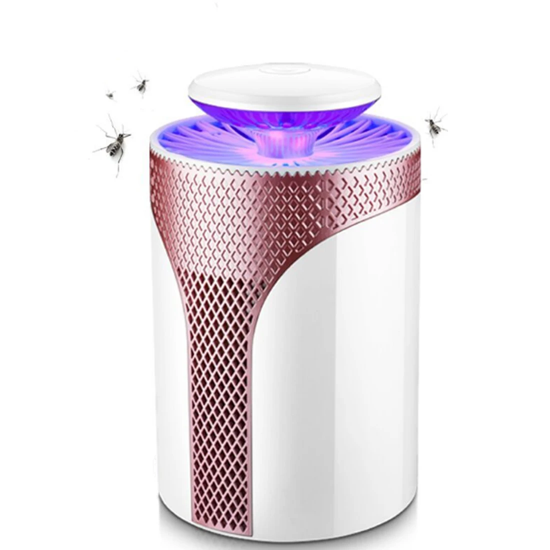 

VICTMAX USB Interface Mosquito Repellent Light LED Mute Randiationless with 8 Light Anti-mosquito Killer lamp - White + Golden