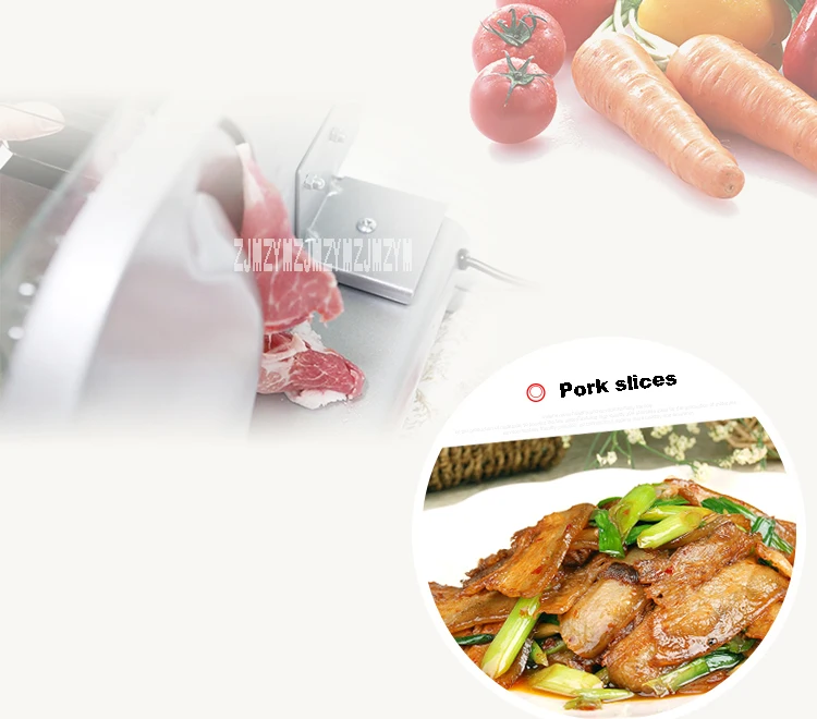 Ломтик мяса электрическая ломтерезка для домашнего и коммерческого использования хлеб для тостов ручная строгания говядины рулон мяса 220 В 200 Вт 120р/мин MS-305C