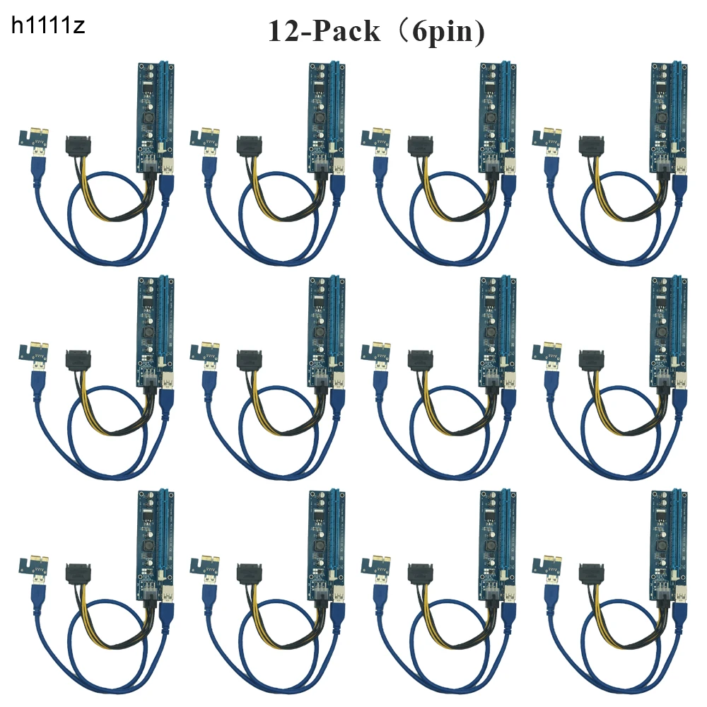 1X к 16X кабель-соединитель USB 3,0 адаптер карта-с USB Удлинительный кабель-переходная карта pci-e кабель 16x12 Упаковка