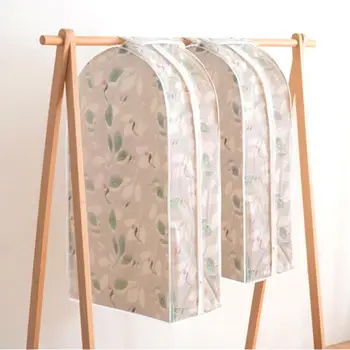 

PEVA Clothes Dust Cover Hanging Suit Dust Cover Clothes Organizer Dress Dustproof Protector Clouds