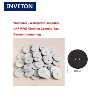 

Stock-taking washable UHF RFID Laundry Tag coin waterproof rfid clothing tag garment button for laundry management