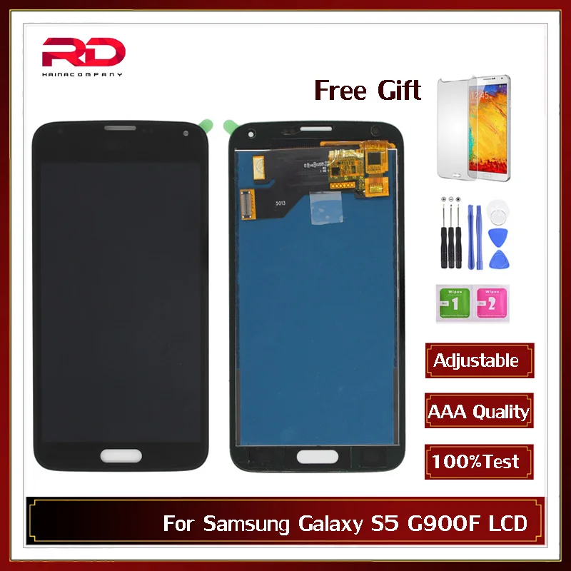 

S5 AAA TFT LCD Screen For Samsung Galaxy S5 SM-G900 G900 i9600 G900R G900F G900H G900M LCD display Touch Screen Digitizer For s5
