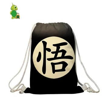

Dragon Ball Super Saiyan Goku/Vegeta Drawstring Bag Women Men Fans Daily Backpack Softback Travel Bags School Storage Backpack