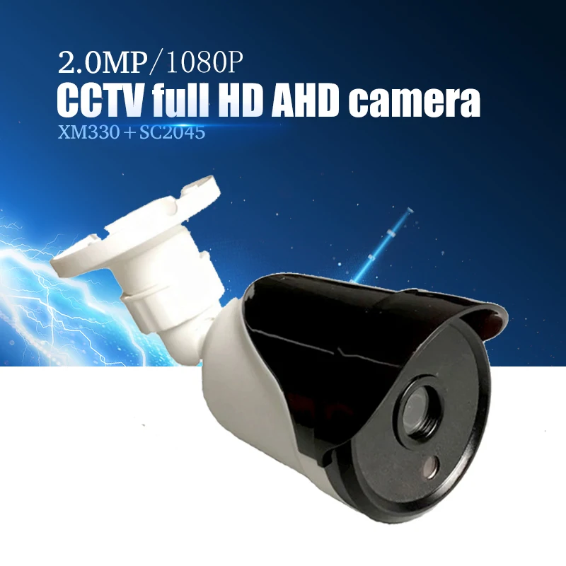 YiiSPO AHD 1080P Bullet Camera 2 0MP Analog Camera Outdoor Waterproof Night Vision 3 6mm XM330