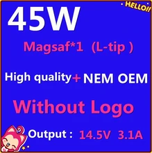 

New magsaf* 45W With L tip - 14.5V 3.1A, Laptop Power Adapter Charger For Apple MacbooK Air 11"13" A1244 A1374 A1304 A1369 A1370