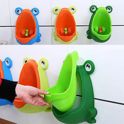 Cute Frog Potty Training Urinal for Boys with Funny Aiming Target ...