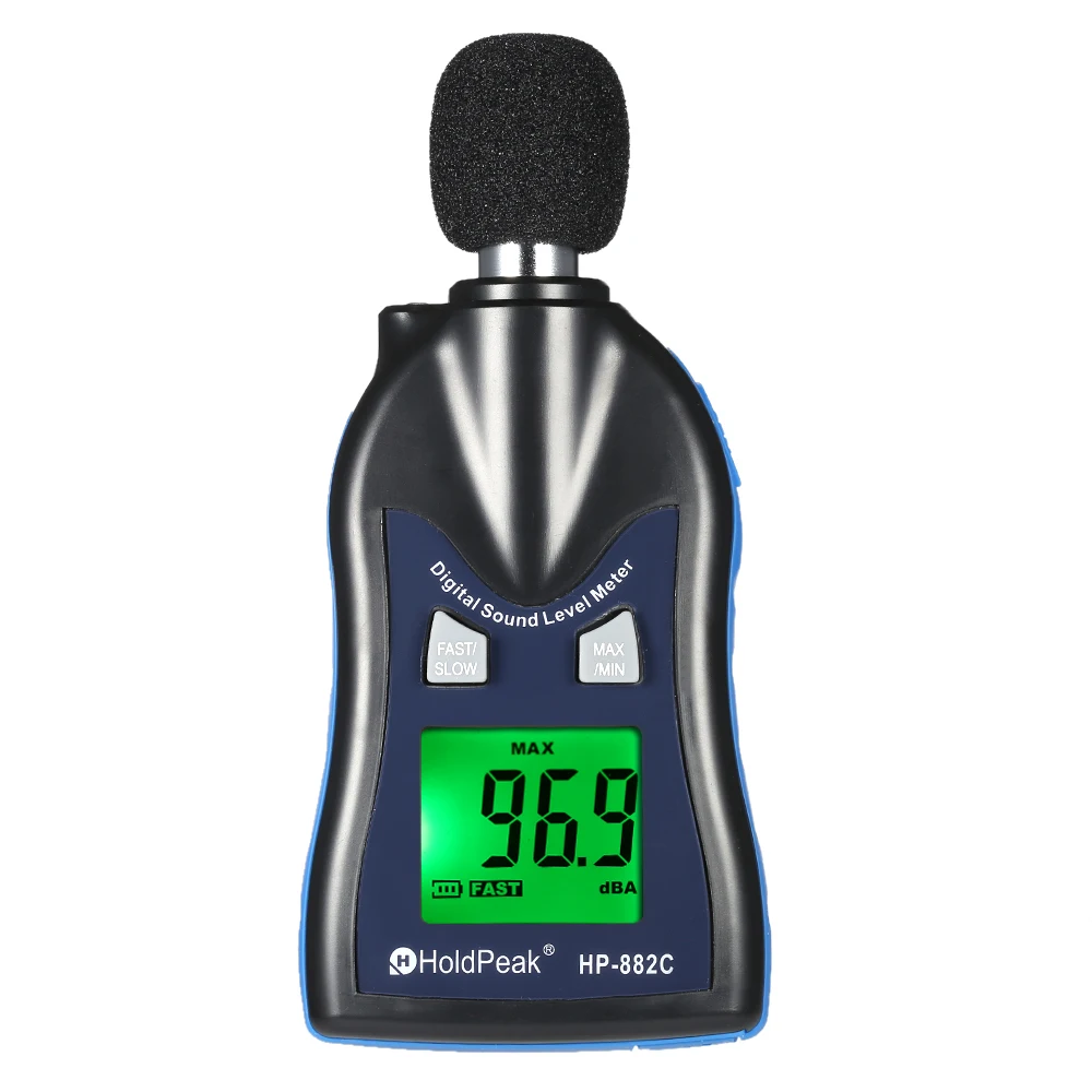 HoldPeak HP 882C Mini LCD Digital Sound Level Meter Noise Measuring