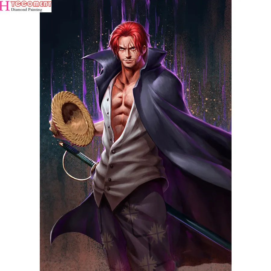 

5D full square Diamond Painting Japan Anime One Piece Diamond Embroidery Diamond Mosaic Cross Stitch landscape decoration gift