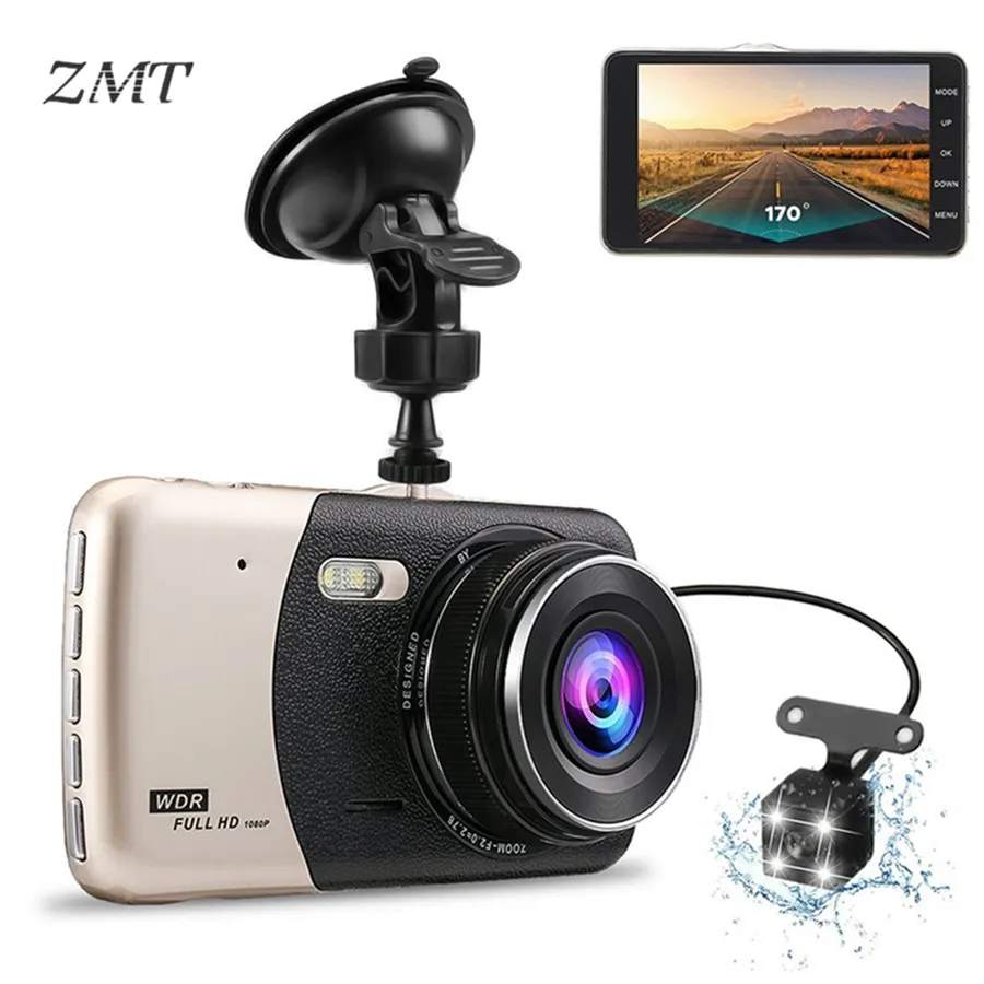 

Car Traffic Recorder High Definition Night Vision 1080P Dual Lens Reversing Image Integrative Camera Car DVR Dash Camera T652