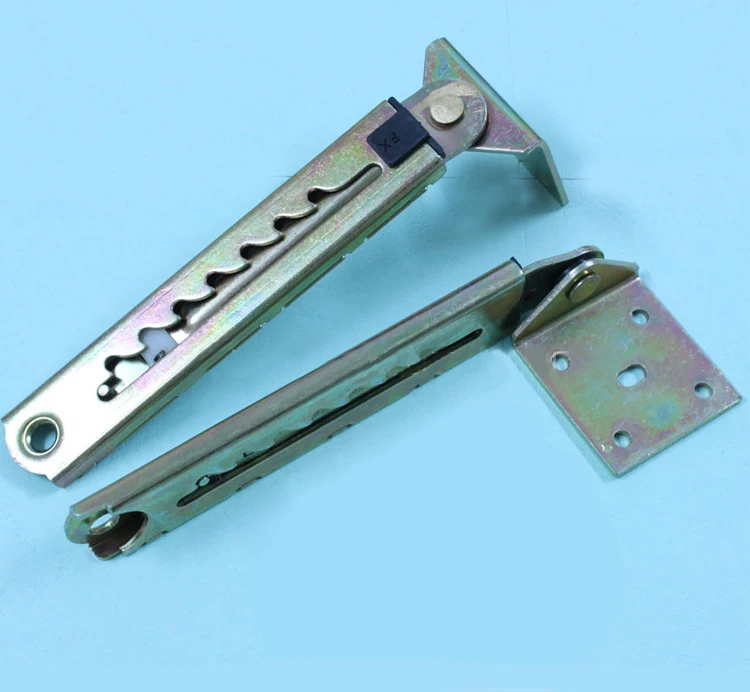 Lift supporting Adjustable hinge Strut bar 7 gear step have corner bracket massage bed height
