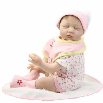 

55cm Silicone Reborn Baby Dolls Bebe Alive Realistic Boneca Bebe Lifelike Real Girl Doll bebe bonecas Reborn Birthday Christmas