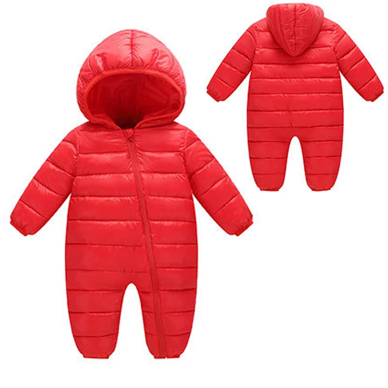 Baby winter jumpsuit Snow wear Cotton One Piece Warm Outerwear Overalls