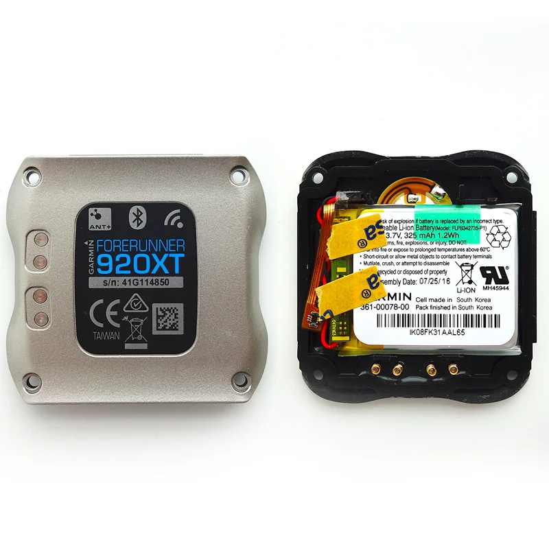 Original para Garmin Relógio e Acessórios de Cobertura Forerunner Corrida Equitação Triathlon Bateria Traseira 920xt