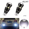 Светодиодные лампы AGLINT T15 CANBUS, 2 шт., без ошибок, T16 W16W 912 921 3030 SMD 9 чипов, светодиодный светильник, лампа заднего хода, 12-24 В, белый ► Фото 2/6