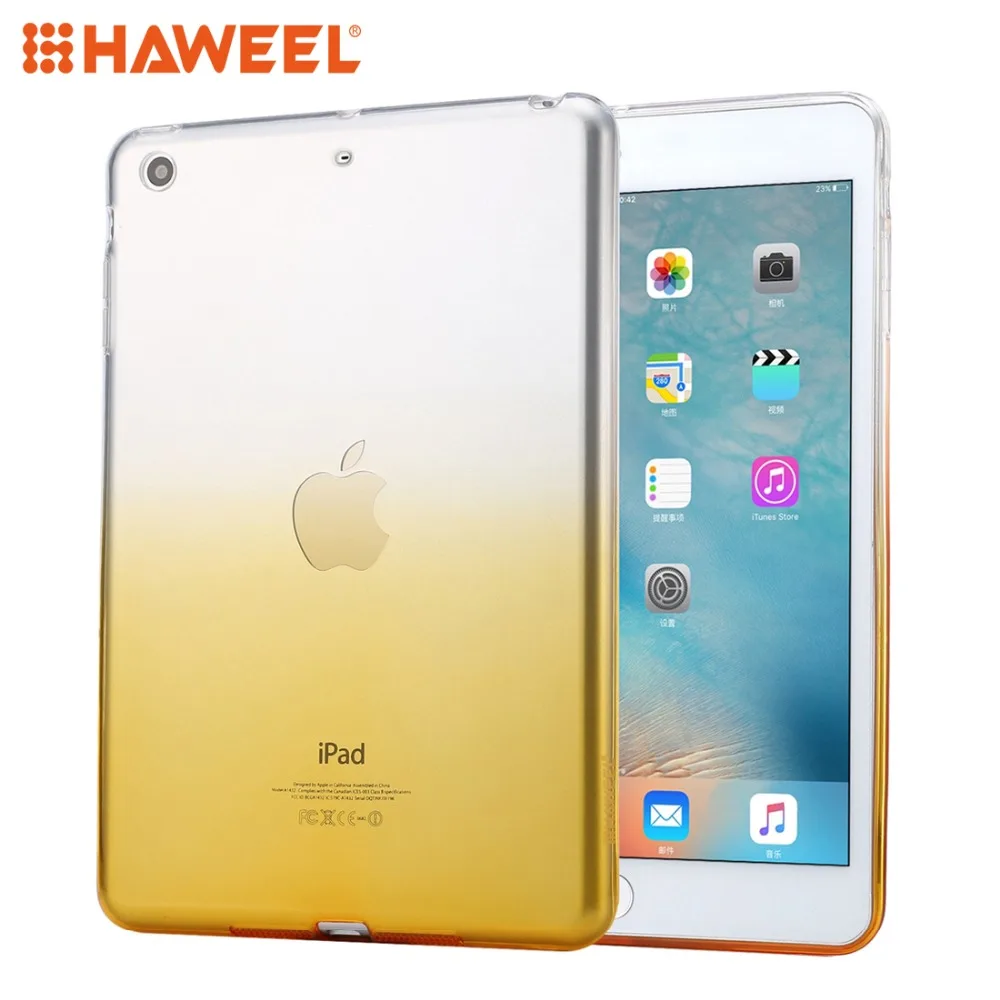 Download HAWEEL Soft TPU Case For iPad mini 1/2/3 Slim Gradient 7 ...