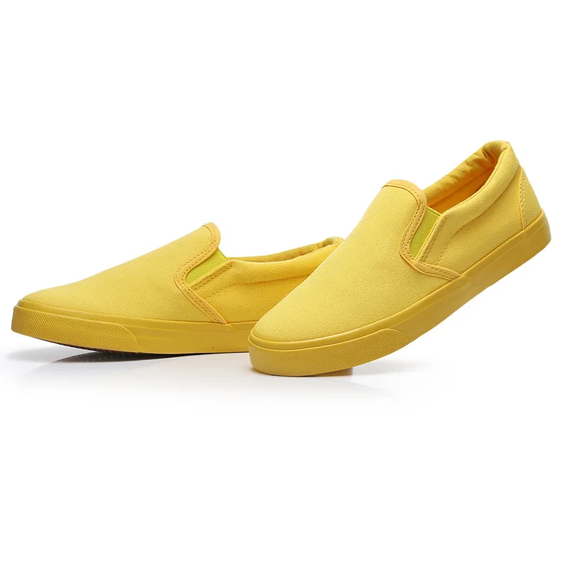 Women Vulcanize spring auntum Shoes Summer Breathable fashion Trainers Casual Shoes Cheap yellow Canvas Platform Shoes Sneakers (16)
