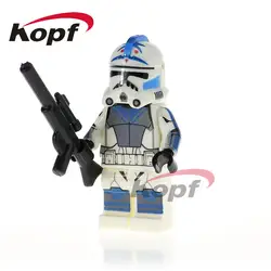 Pg774 здания Конструкторы Клон Trooper цифры императорской армии Военная Униформа штурмовика командир обучения кирпичи для Детский подарок