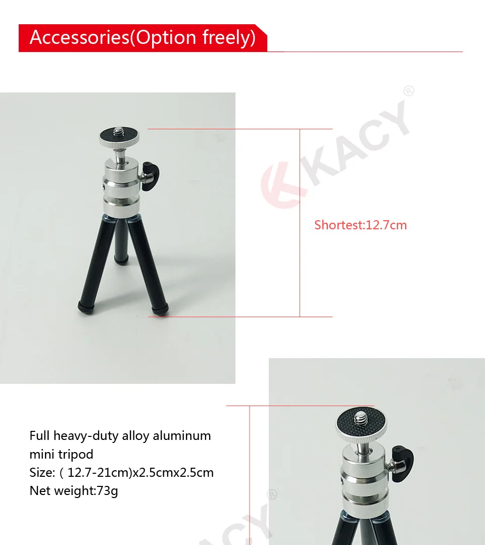 10 KACY MT16 laser mini tripod