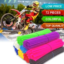

Motorcycle Dirt Bike Wheel Rim Spoke Skins Covers Wrap Tubes Decor Protector Pipe FOR KAWASAK CR YZ RM KX 85 MOTOR CYCLE 500
