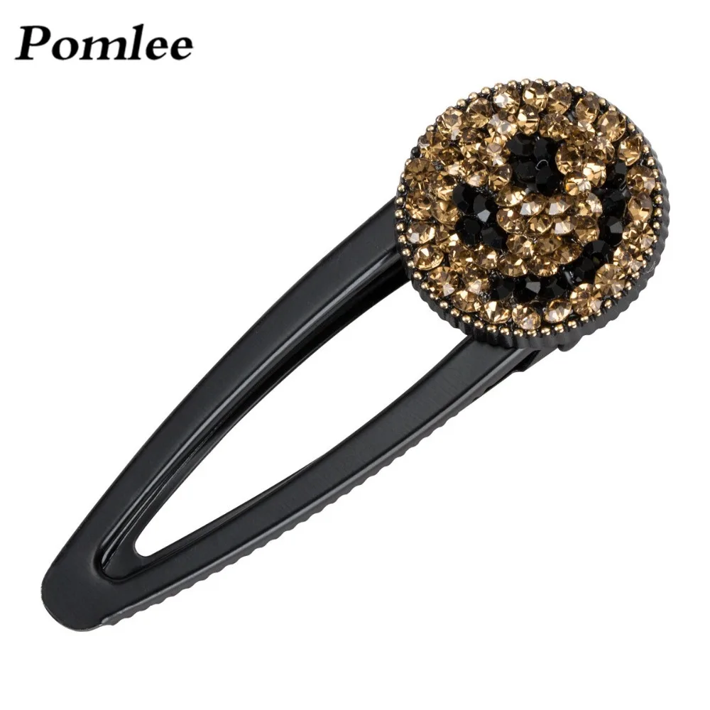 Pomlee Alloy Acrylic Smiling Face Hair Pins for Women Girls Korean Jewelry Wedding Party Clips Bobby Wholesale | Украшения и