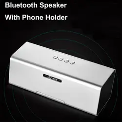 Samtronic jc168 Портативный Беспроводной Bluetooth Динамик с держатель телефона с тяжелым басом регистрации звуковой коробка с микрофоном TF карты FM