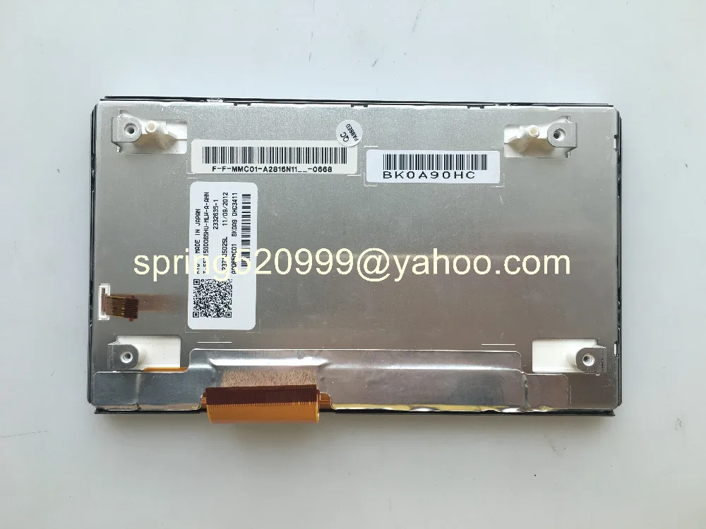 New Original 6.5" Optrex LCD Display Screen T-55315GD065HU-MLW-A-AHN T-55315GD065HU for X3 X5 X6 3 series 5 series headrest dvd player