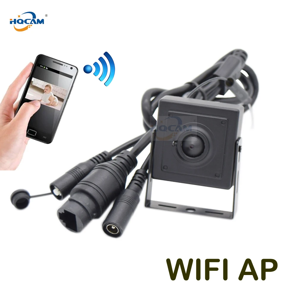 HQCAM 720P 960P 1080P Мини WIFI ip камера P2P Onvif SD слот для карты Wifi AP Беспроводная мини с