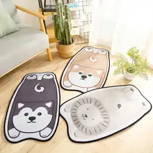 12 мм толстый мультфильм собака форма животные Tapete для гостиной, спальни домашний декоративный ковер Детский мягкий игровой коврик для ванной комнаты