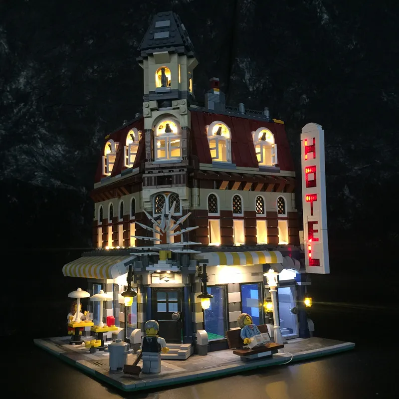 Светодиодный светильник для lego CREATOR EXPERT 10182 деталей совместимы с 15002 кафе на угол