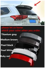 Pintura defletor spoiler asa traseira abs para 2013 2014 2015 2016 2017 2018 mitsubishi outlander spoiler traseiro asas