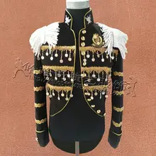 Мужской смокинг костюмы дизайн masculino homme terno Сценические костюмы для певцов куртка для мужчин блёстки Блейзер танец Звезда Стиль платье панк