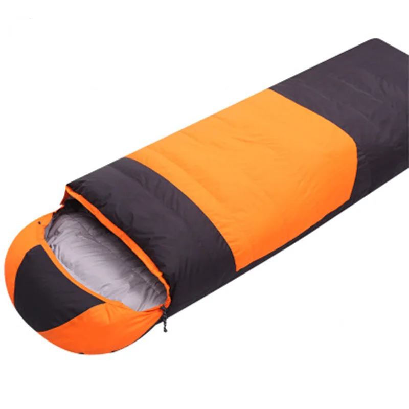 

Down Sleeping Bag Outdoor Camping Sleeping Bag Autumn And Winter Single Stitching Ultralight Warm Duck Down Sleeping Bag