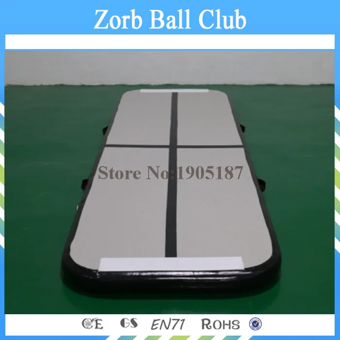 

Free Shipping 3x0.9x0.1m Black Gymnastics Inflatable Air Track, Gym Mat Inflatable Air Tumble Track, Inflatable Air Track