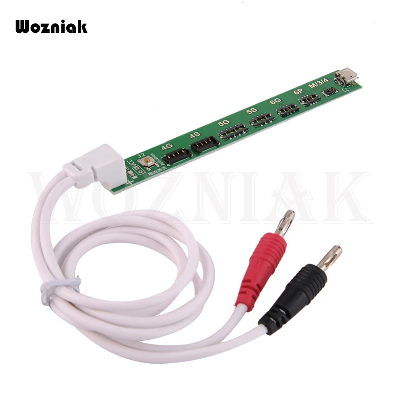 

Wozniak Mini Power Supply Current Test Cable Battery Activation Charge Board for iPhone 6 6S Plus 5S 5 4S 4 Repair Tools Kit