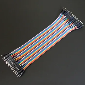 

Hellotronics Premium 200mm 40 Pins Male Male Splittable Dupont Breadboard Jumper Wires For Arduino