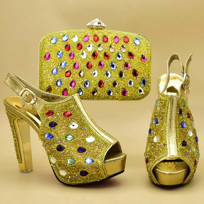 

Latest Nigerian Shoes and Matching Bags Sales In Women Matching Shoes and Bag Set for Party Italian Shoes and Bag Set in Heels